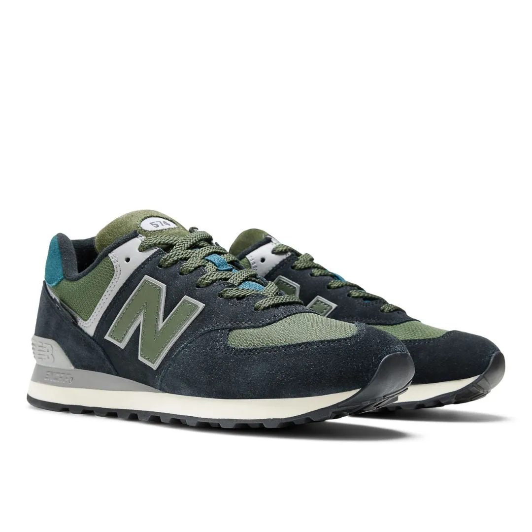 574 Sneaker (Dark Blue + Olive)