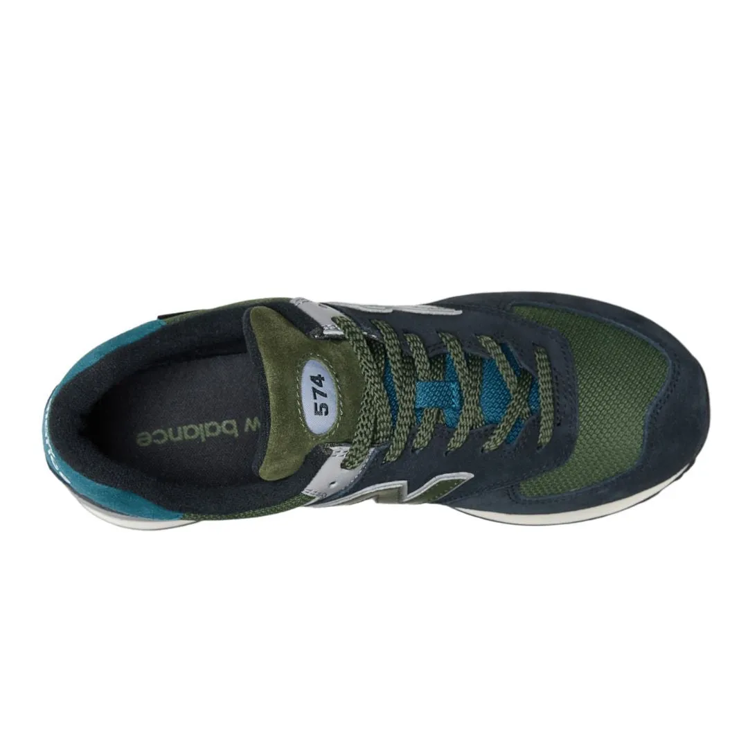 574 Sneaker (Dark Blue + Olive)