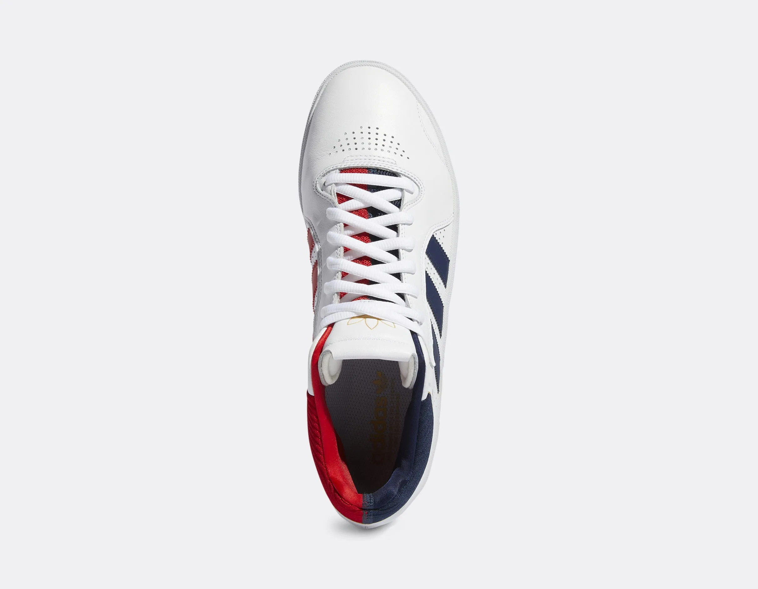 Adidas Tyshawn White/ Navy/Red