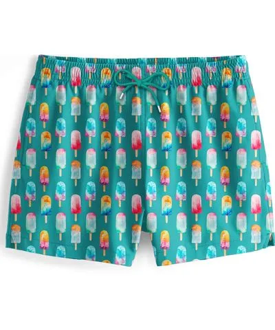 Aloha from Deer Men's Ice Cream Swimming Shorts