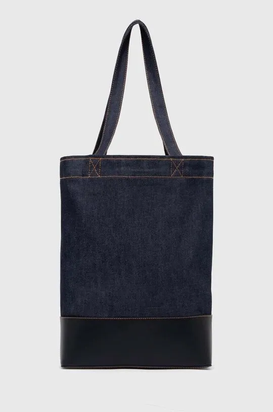 A.P.C. bag tote axel navy blue color CODDP-M61444