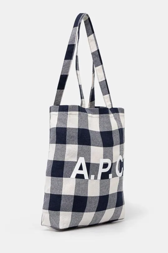 A.P.C. handbag Tote Lou navy blue color COGZX-M61442