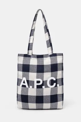 A.P.C. handbag Tote Lou navy blue color COGZX-M61442