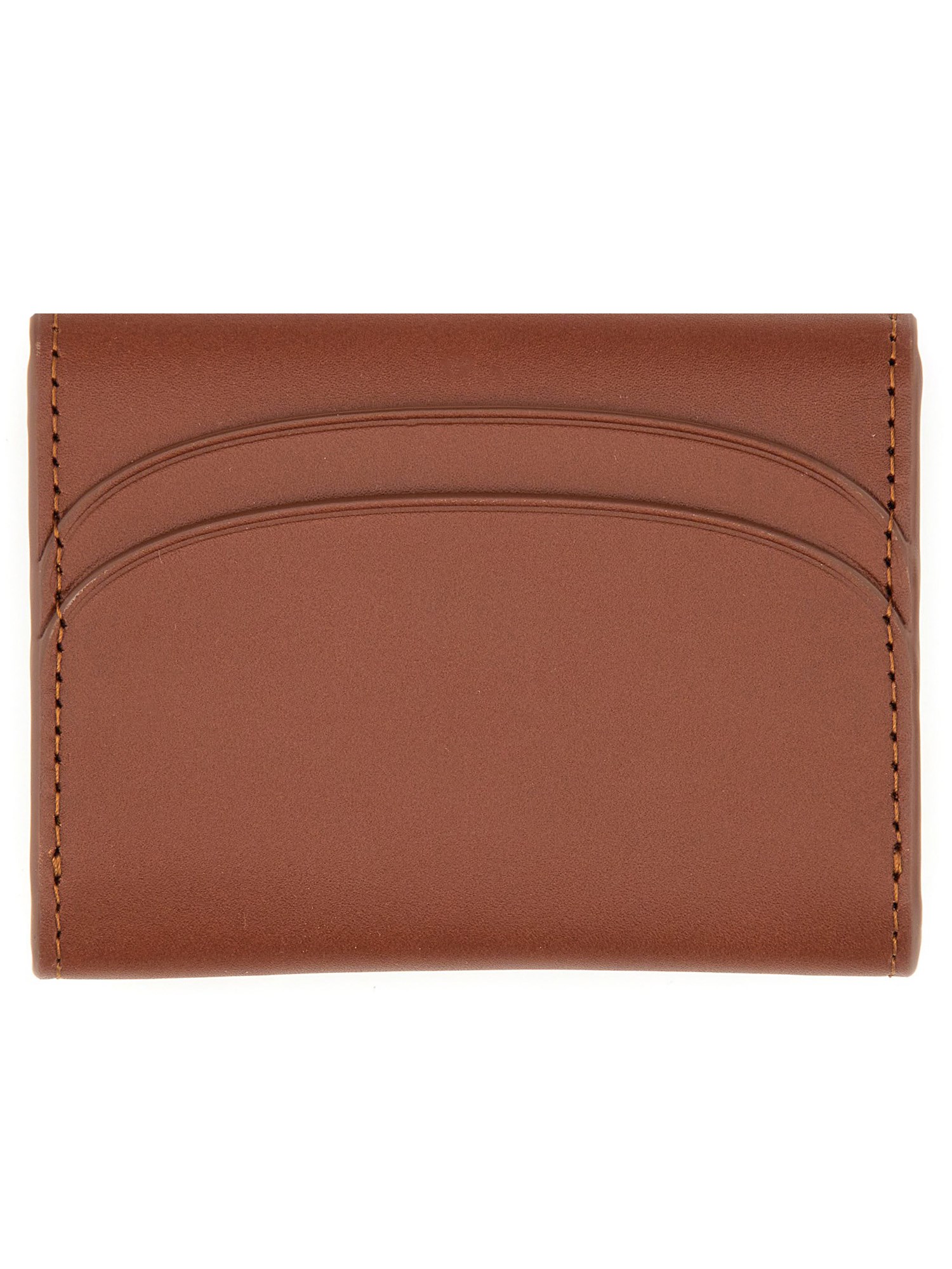 A.P.C.    LEATHER WALLET WITH LOGO