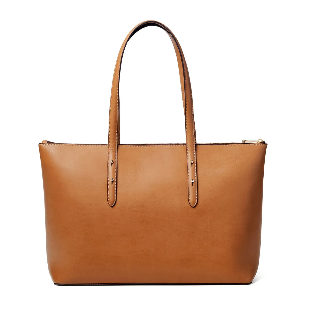 ASPINAL OF LONDON ONLINE EXCLUSIVE Regent Zipped Tote Bag - Tan