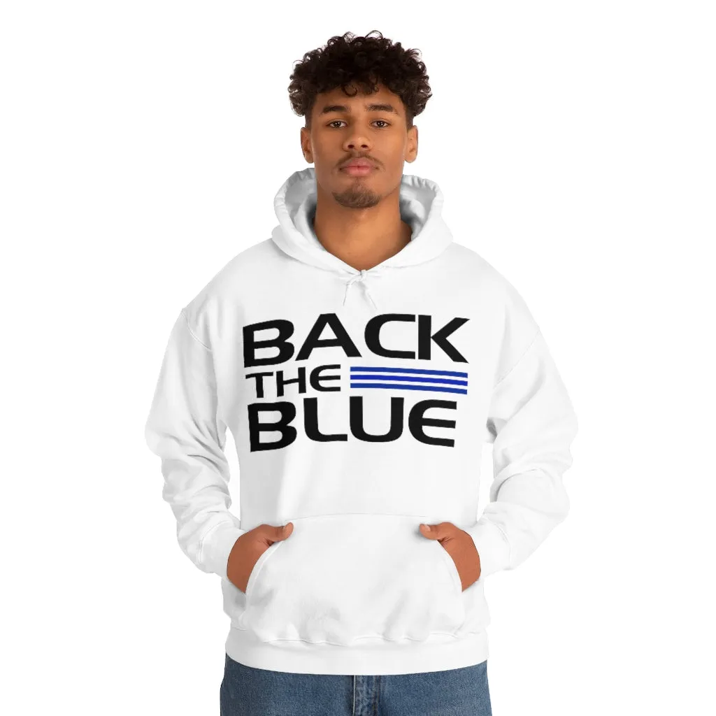 Back The Blue Hooded Sweatshirt