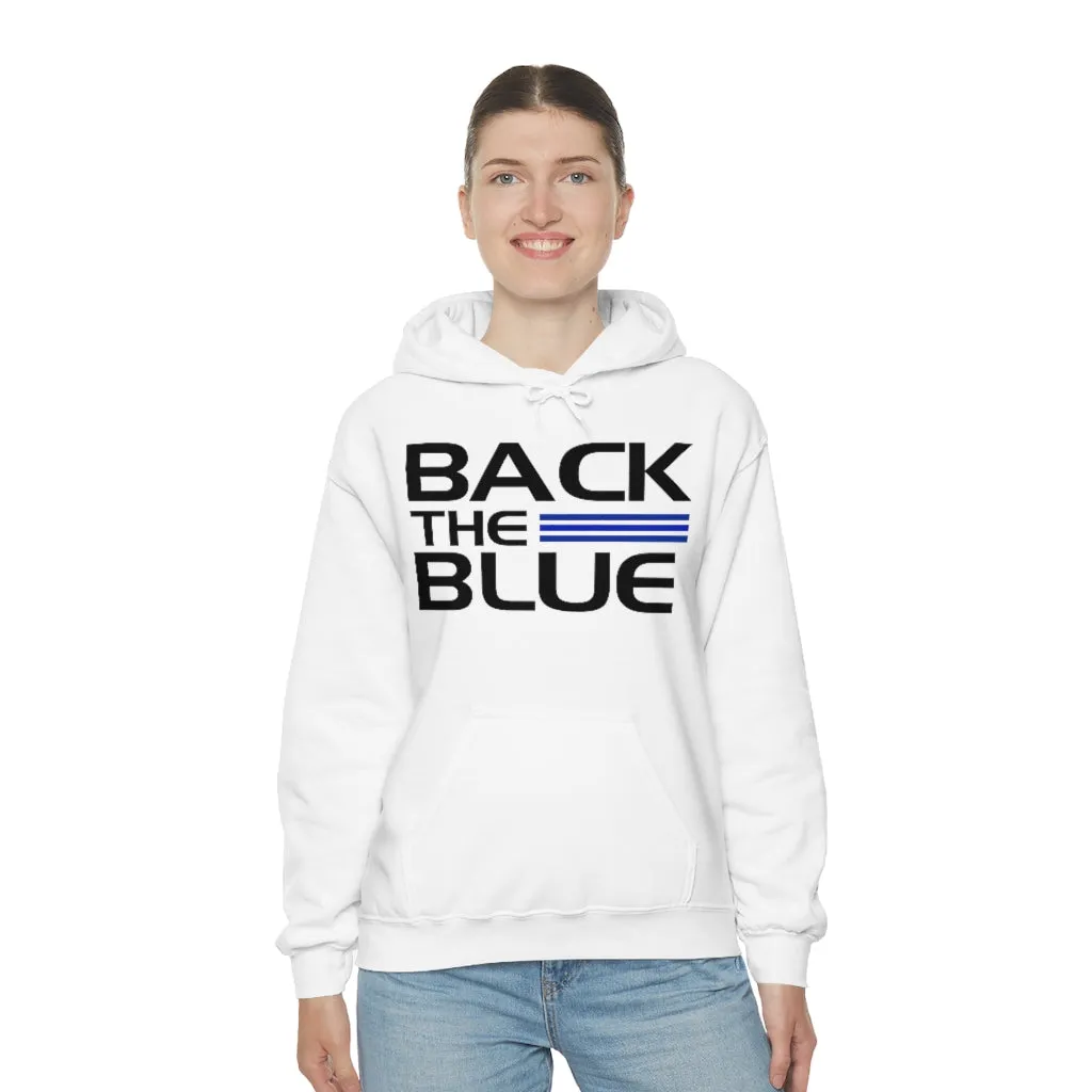 Back The Blue Hooded Sweatshirt