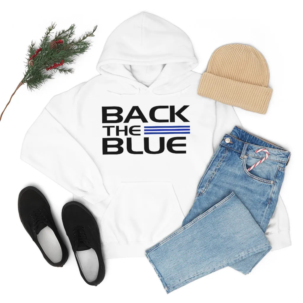 Back The Blue Hooded Sweatshirt