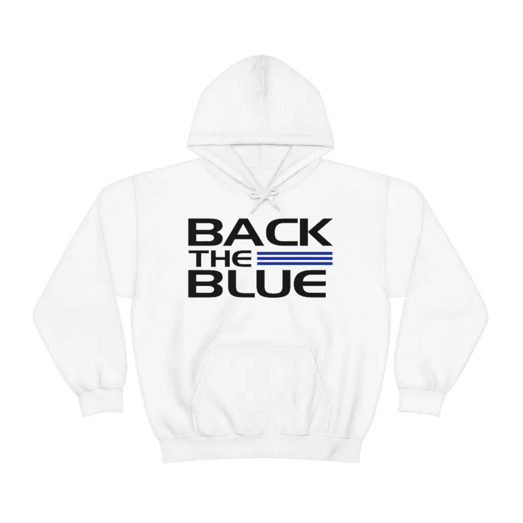 Back The Blue Hooded Sweatshirt