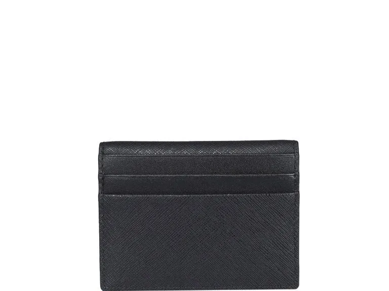 Bally Logo Plaque Foldover Wallet