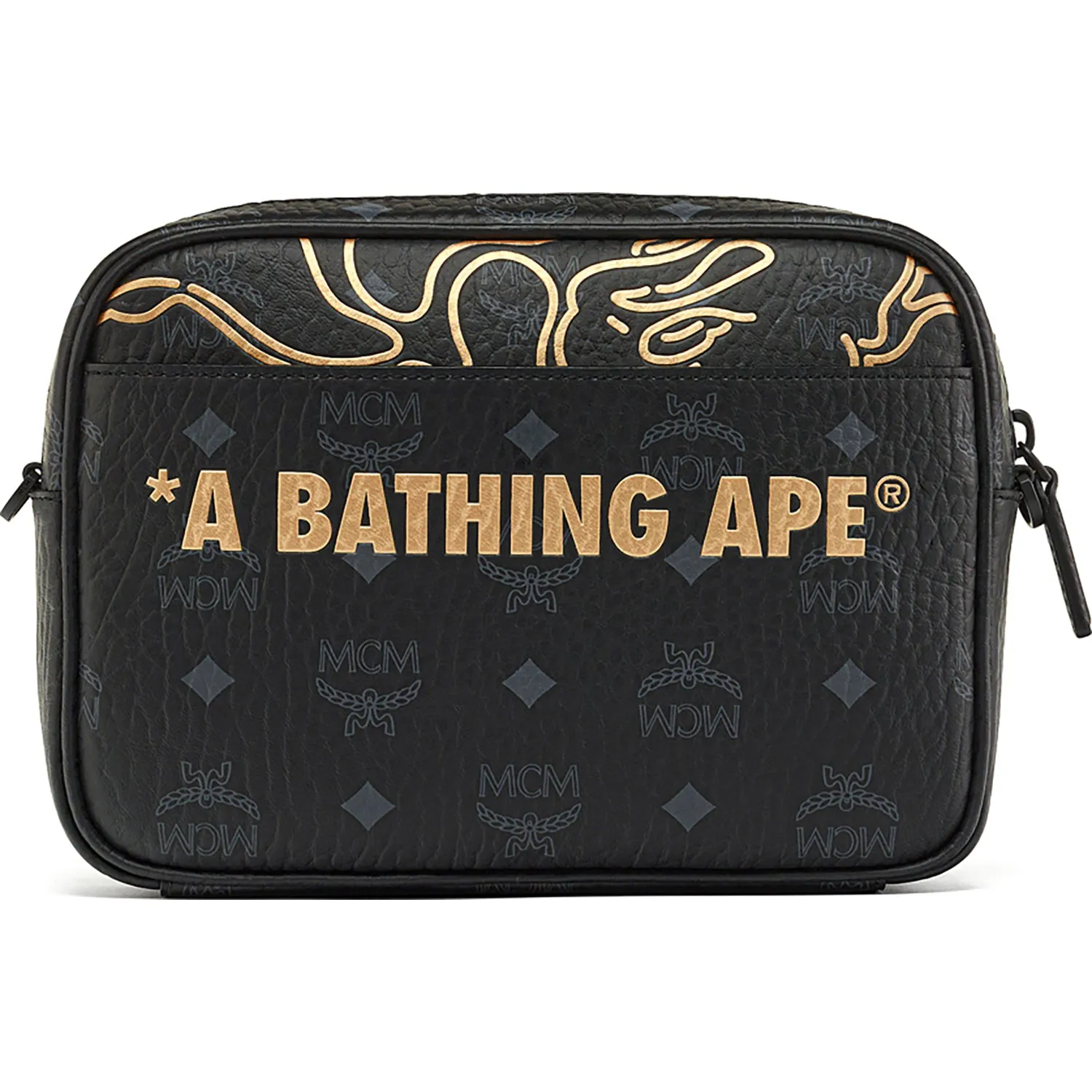 BAPE X MCM AREN LUNAR NEW YEAR VISETOS POUCH