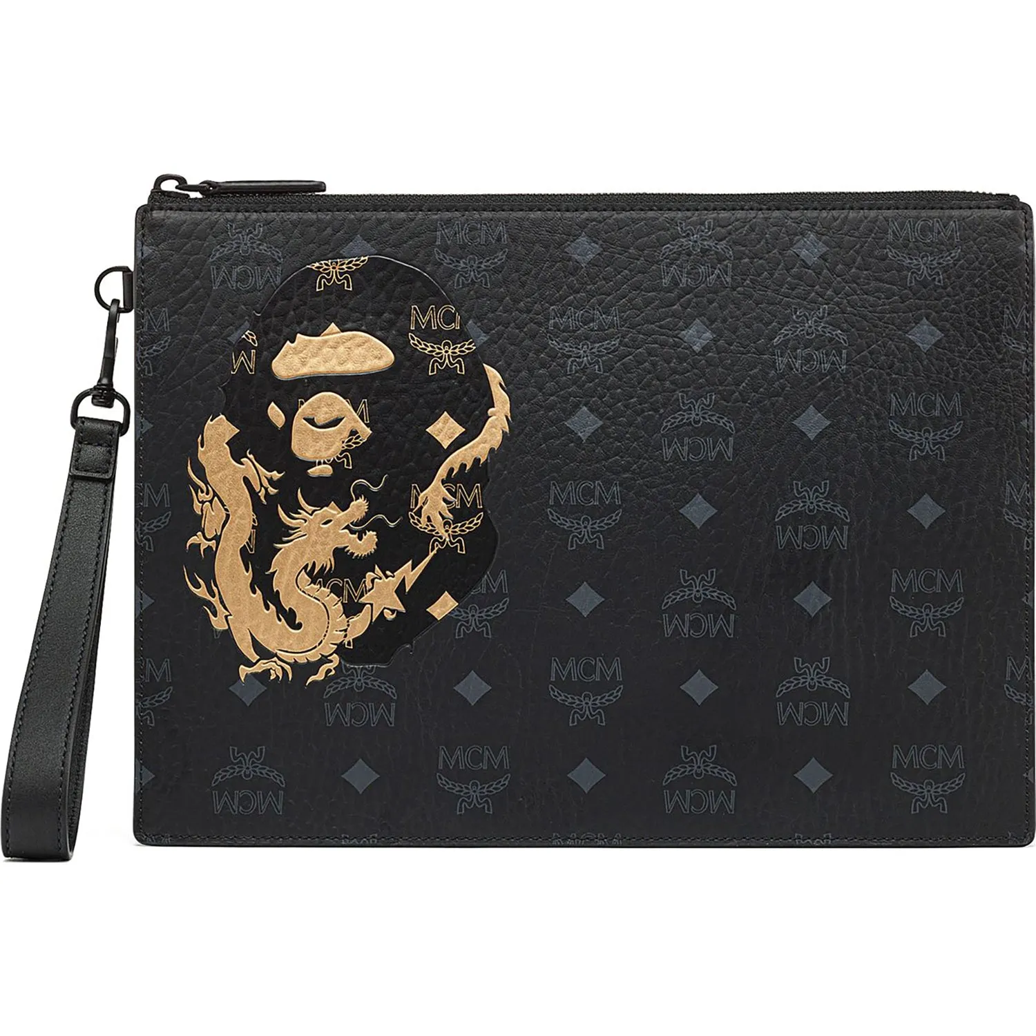 BAPE X MCM AREN LUNAR NEW YEAR VISETOS POUCH