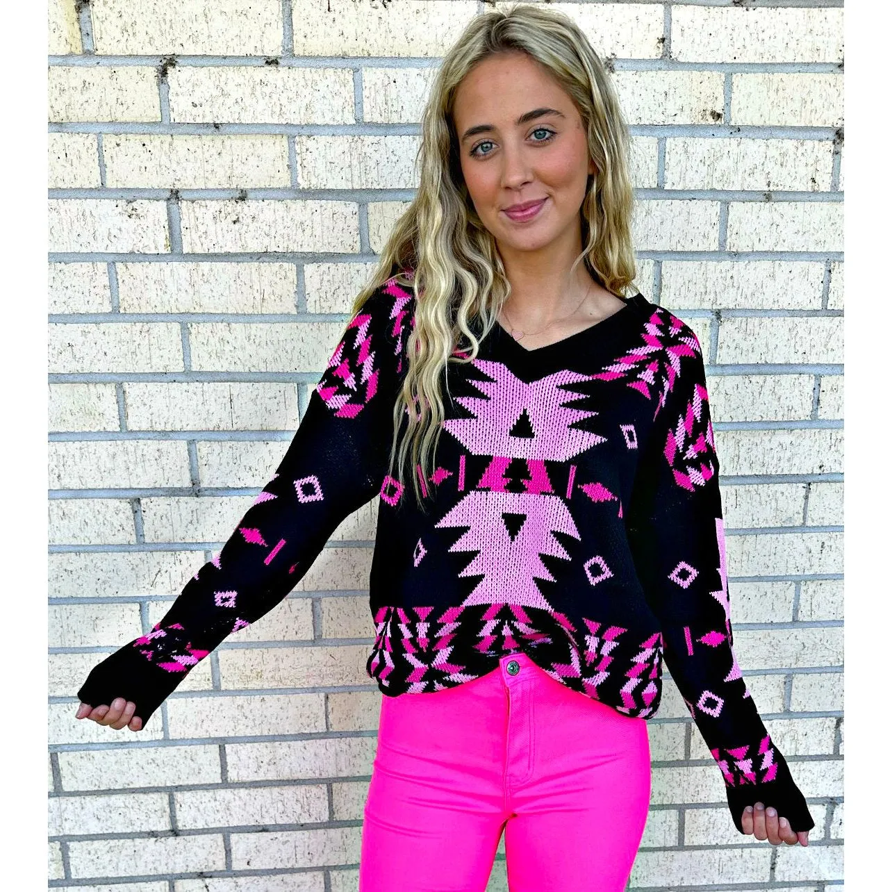 Barbie Cowgirl Aztec Sweater