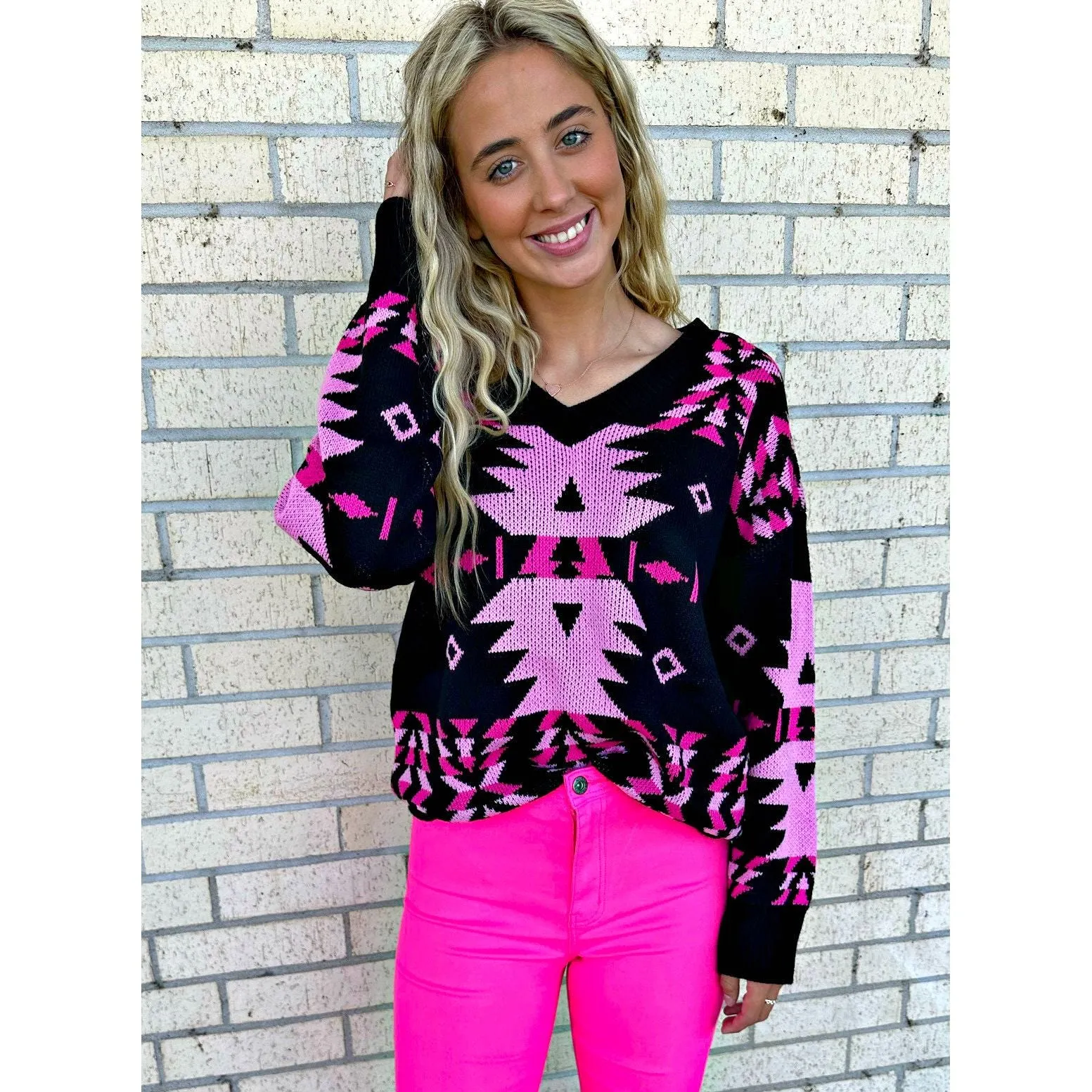 Barbie Cowgirl Aztec Sweater