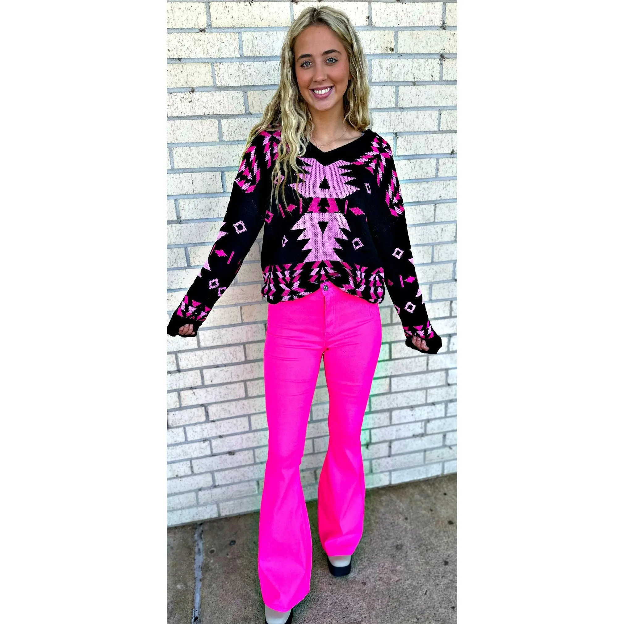 Barbie Cowgirl Aztec Sweater