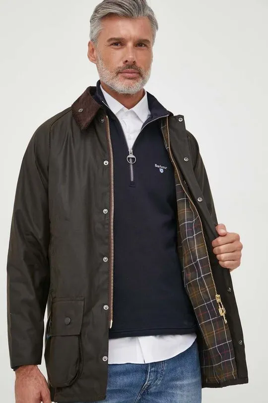 Barbour Classic Beaufort Wax Jacket green color MWX0002