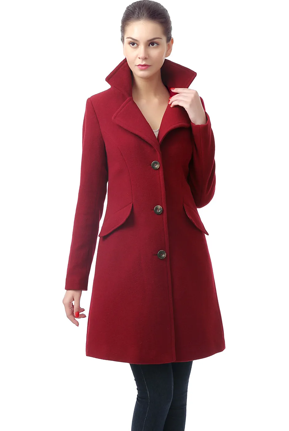 BGSD Women Sasha Wool Walking Coat