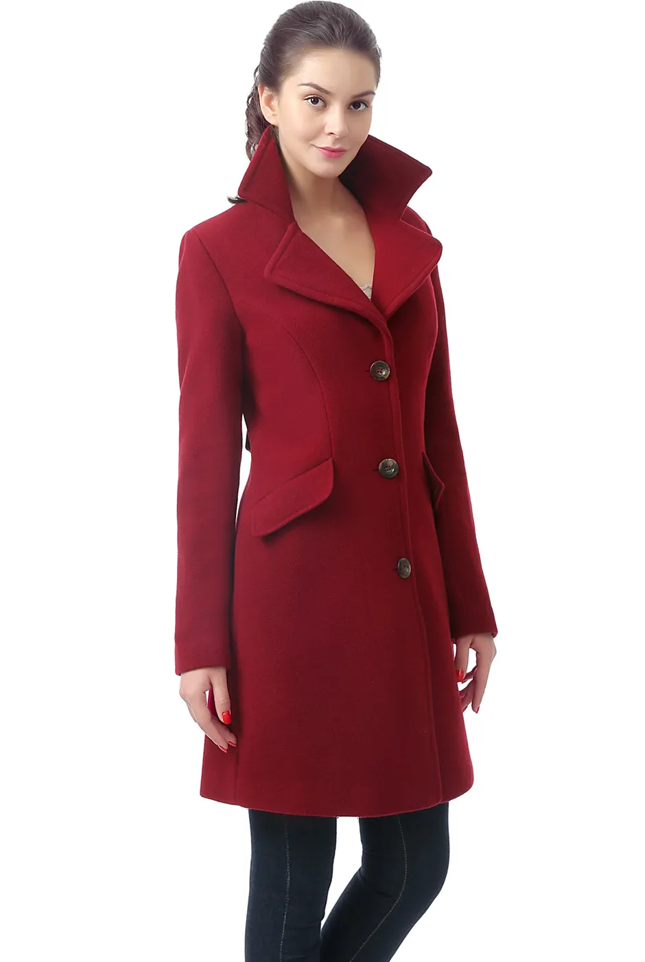 BGSD Women Sasha Wool Walking Coat