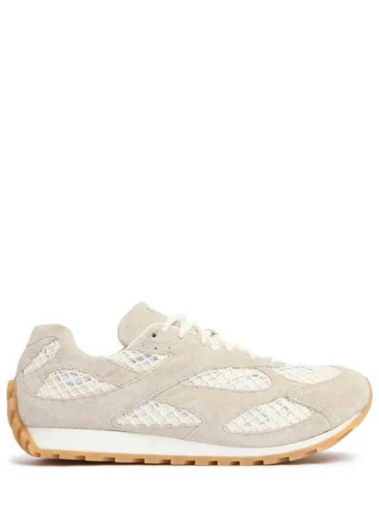 Bottega Veneta   40mm Orbit fishnet sneakers 