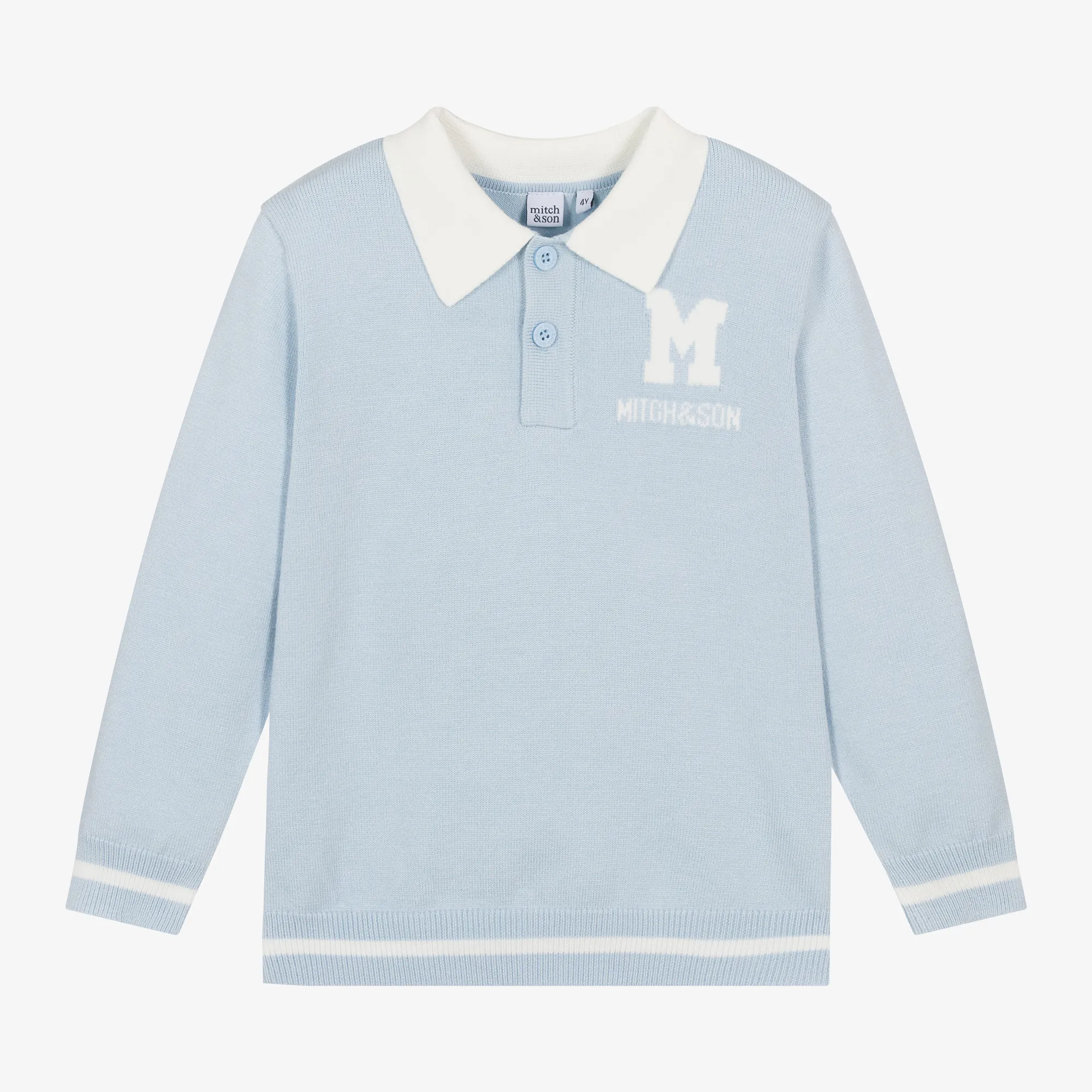 Boys Blue Knitted Sweater