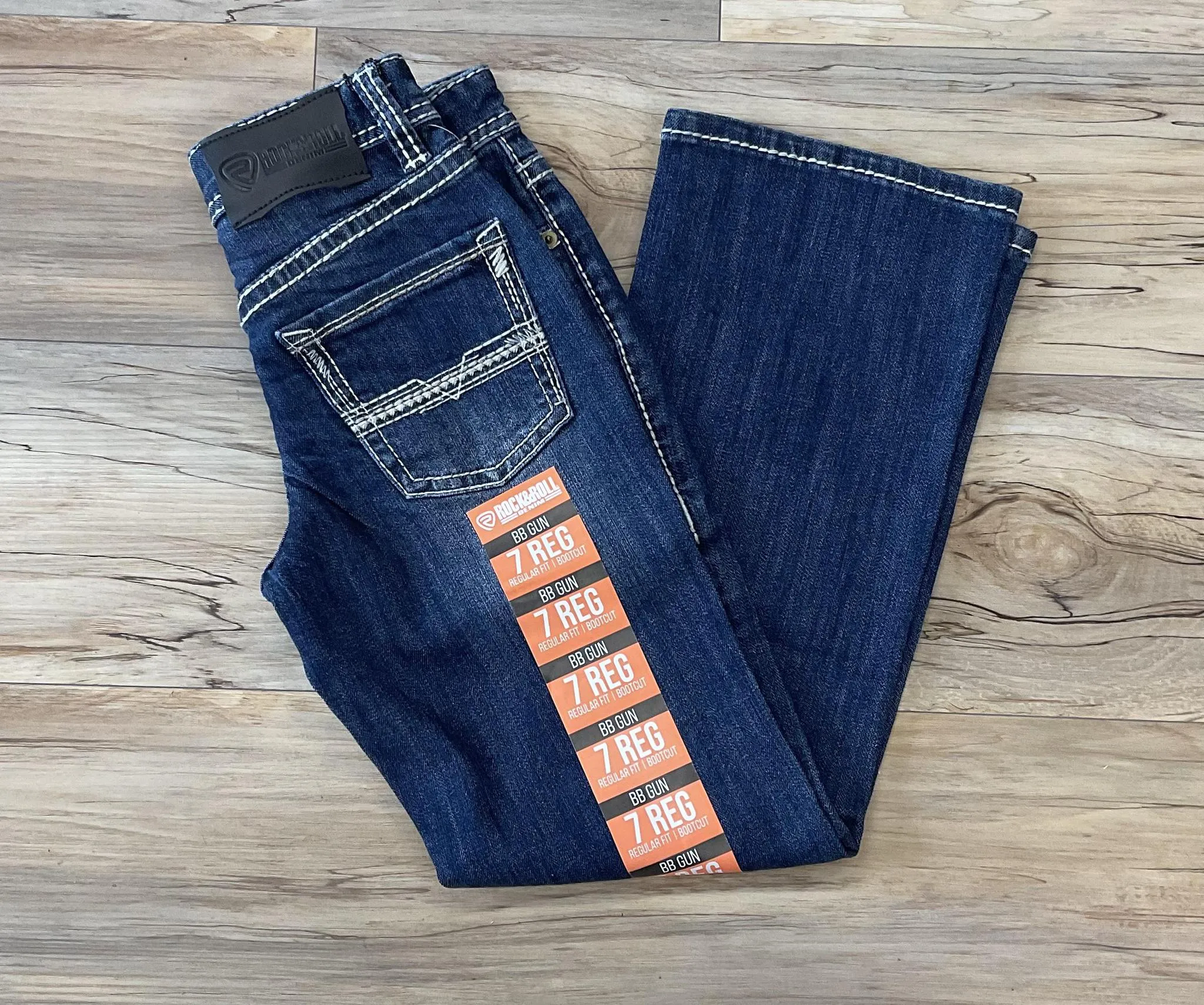 Boys dark vintage rock & roll jeans | RRBD0BR1G5