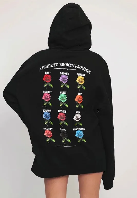 Broken Promises - Feeled Guide Black - Hoodie