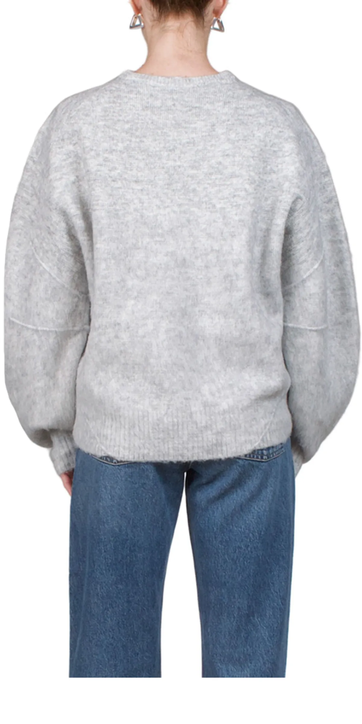 Brushed Apex Sweater - Grey