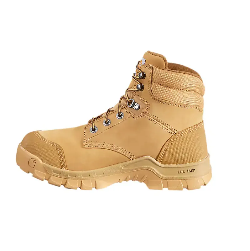 CARHARTT RUGGED FLEX WATERPROOF 6 SOFT TOE WORK BOOT 9.5W WHEAT NUBUCK