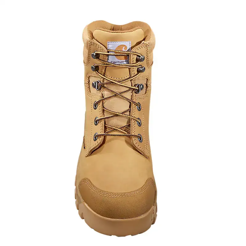 CARHARTT RUGGED FLEX WATERPROOF 6 SOFT TOE WORK BOOT 9.5W WHEAT NUBUCK