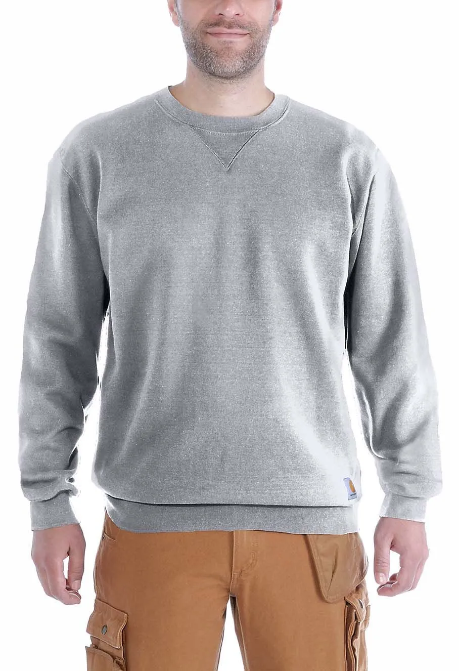 Carhartt Work Sweater Crewneck Midweight K124 - Light Grey