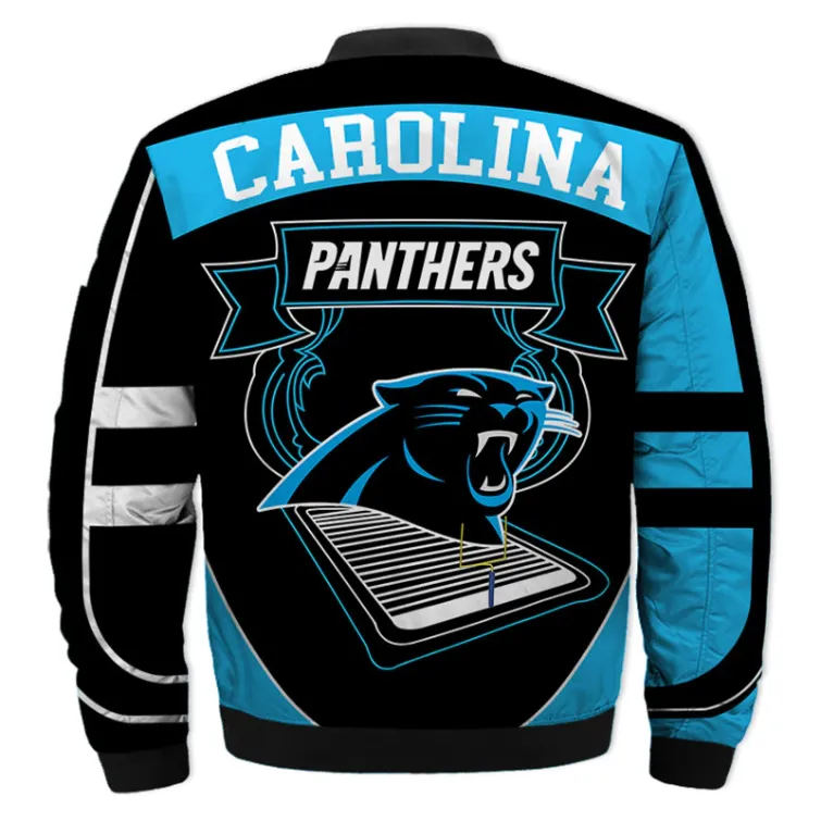 Carolina Panthers Boris Printed Bomber Jacket - William Jacket