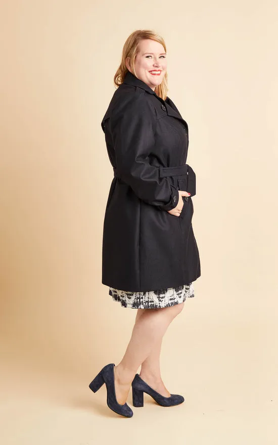 Chilton Trench Coat Paper Pattern - Cashmerette