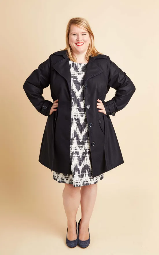 Chilton Trench Coat Paper Pattern - Cashmerette