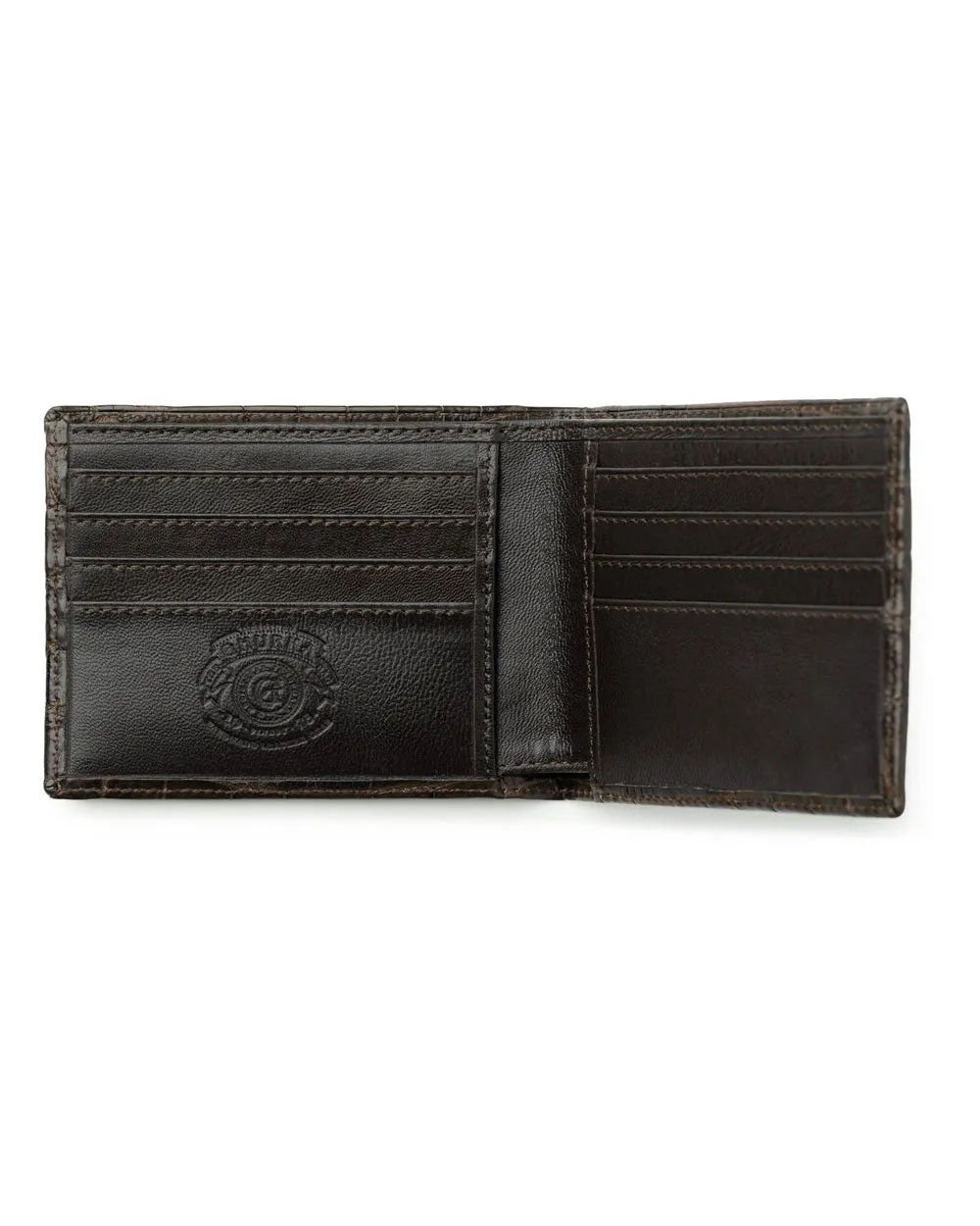 Classic Wallet No. 101 in Walnut Crocodile