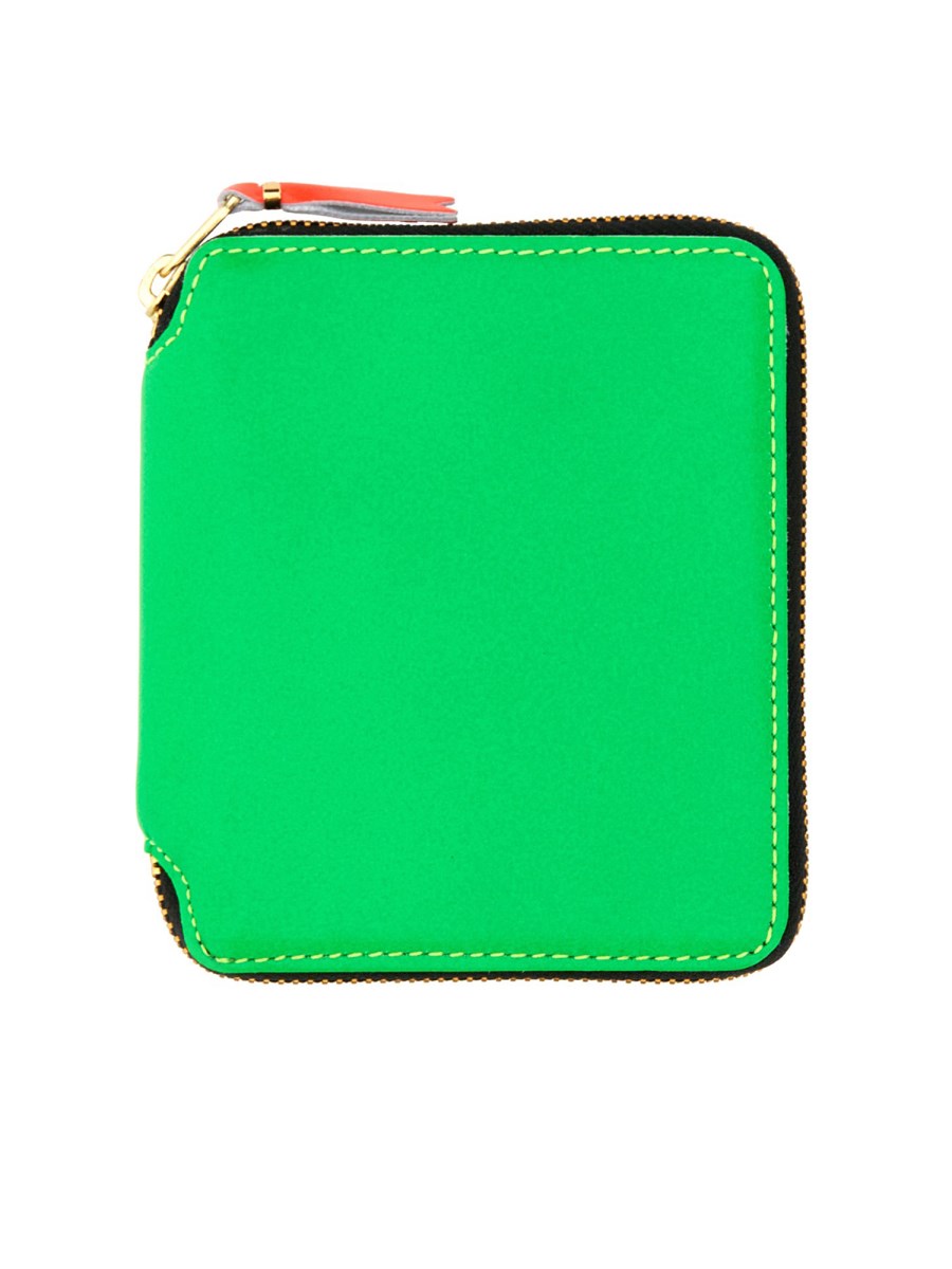 COMME DES GARCONS WALLET    SUPER FLUO LEATHER WALLET