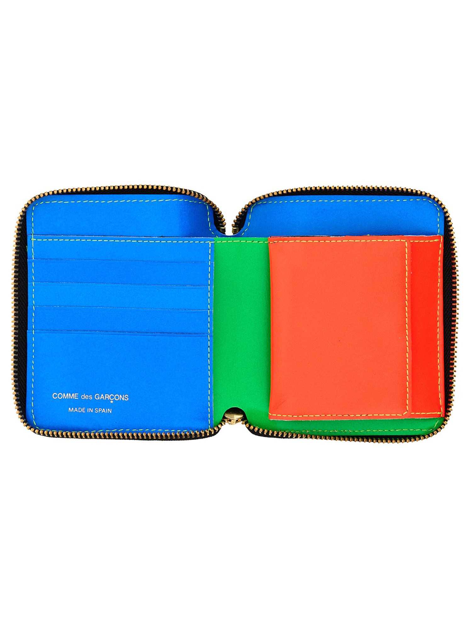 COMME DES GARCONS WALLET    SUPER FLUO LEATHER WALLET