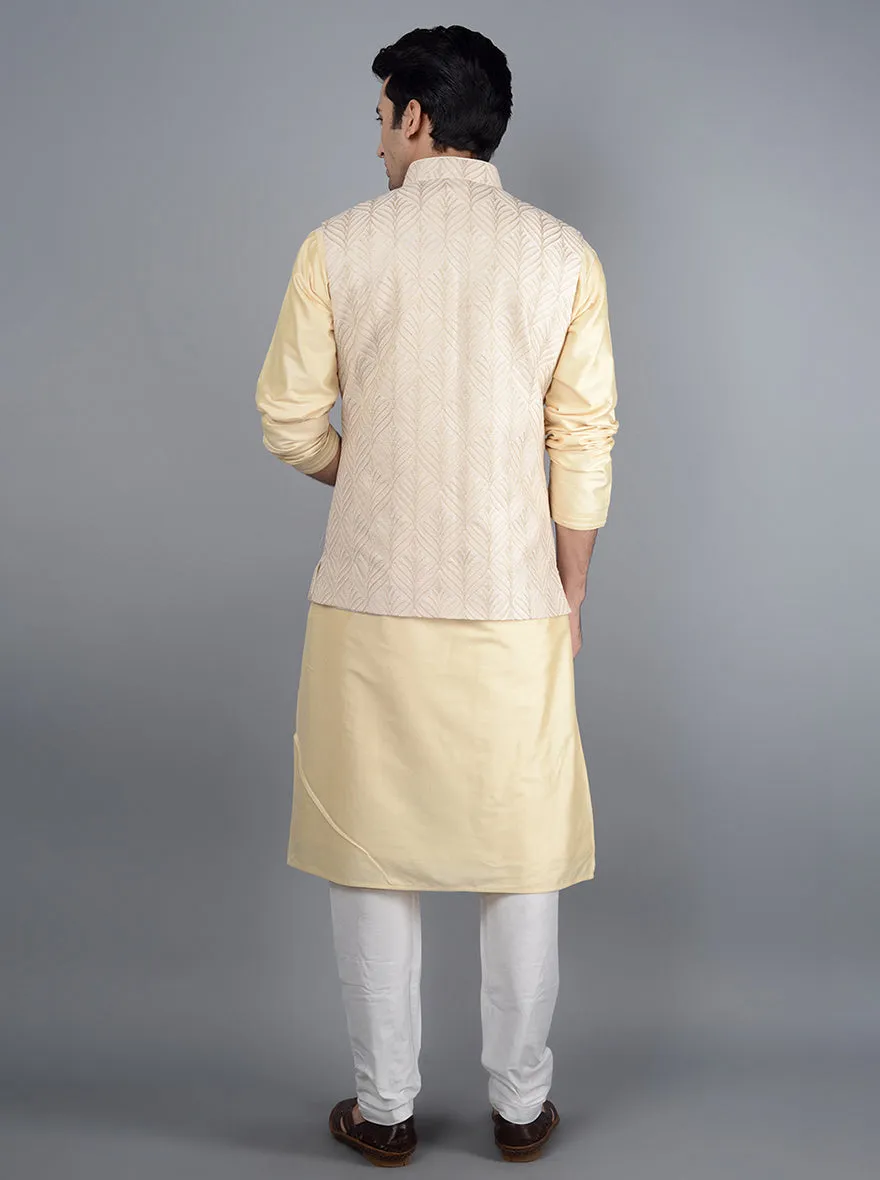 Cream Bandhgala Jacket | TULA