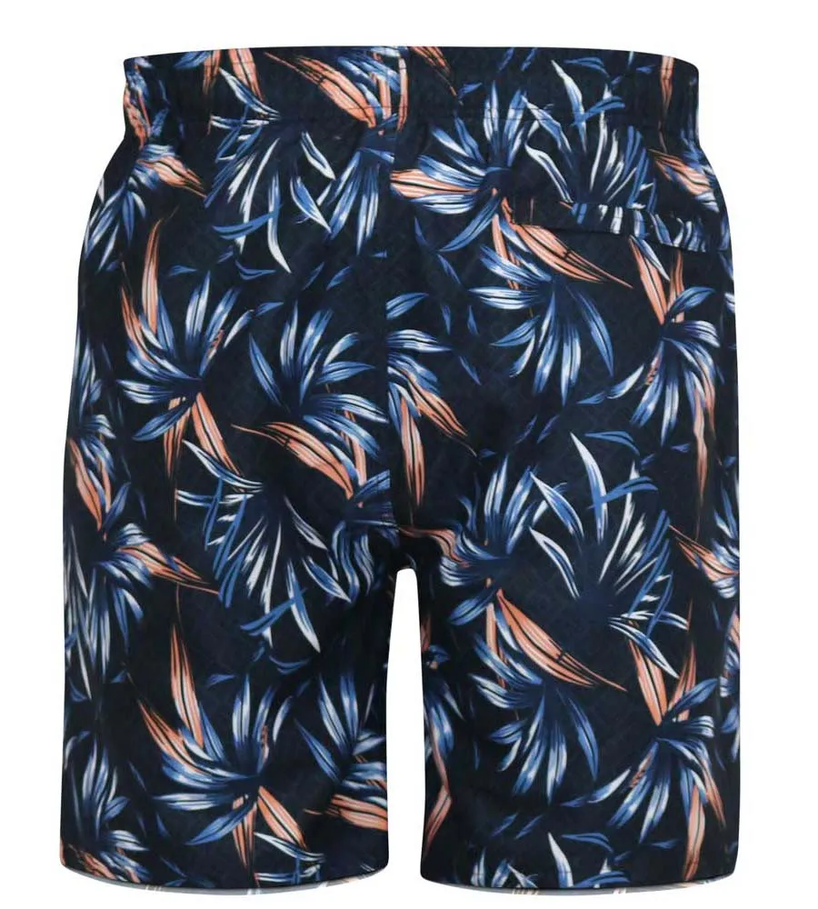 D555 Big Mens Hawaiian Printed Swim Shorts (DARIAN)