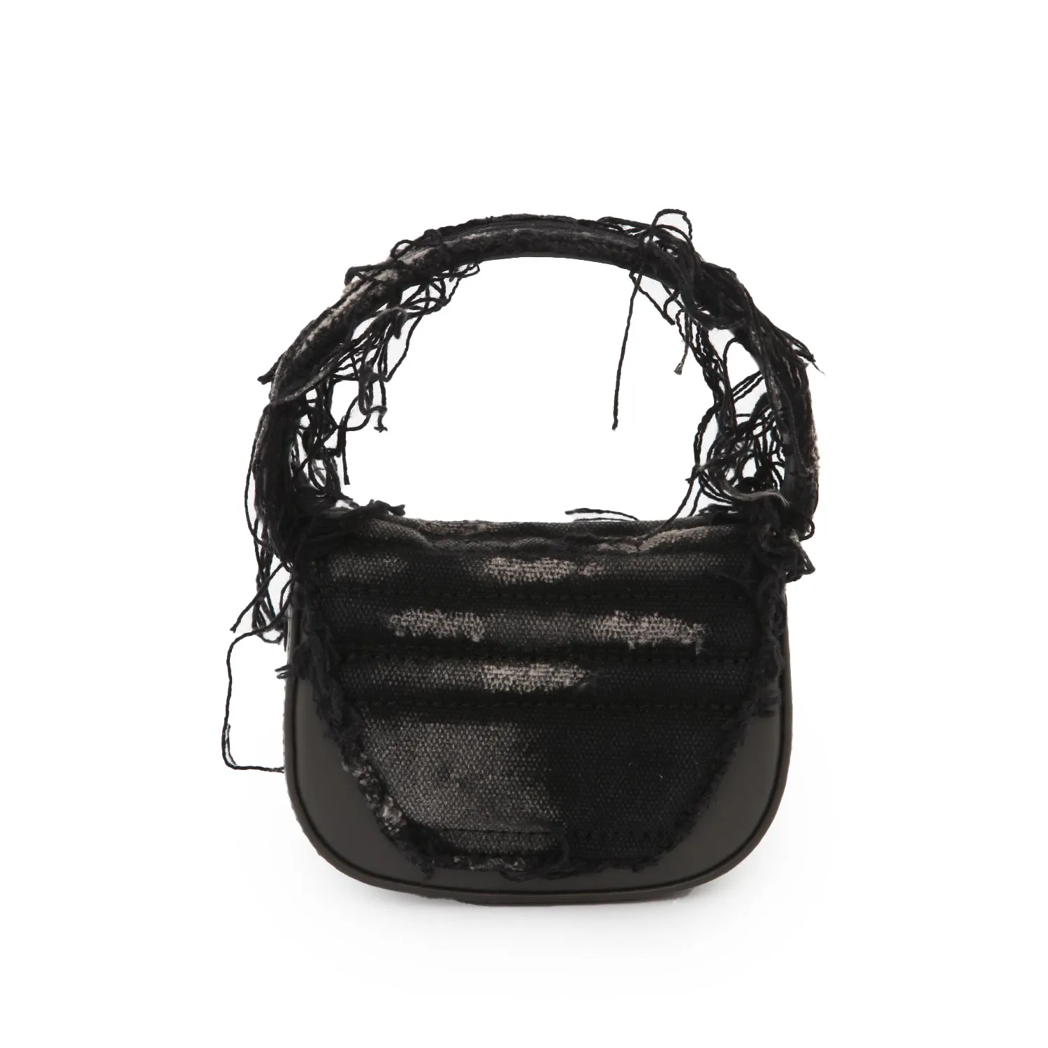 Diesel 1Dr-Xs Dark Gray And Washed Black Handbag