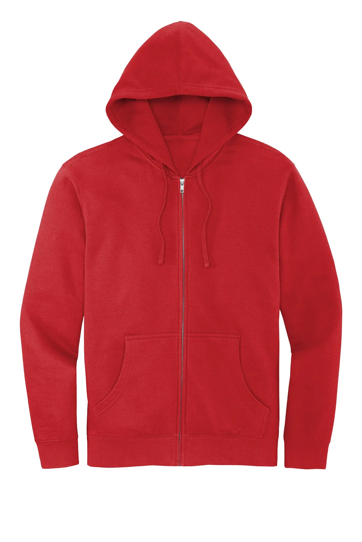 District VIT Cotton Fleece Full Zip Hoodie Sweatshirt