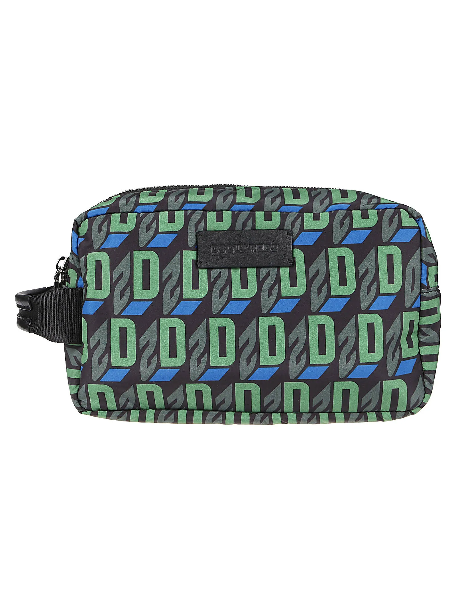 Dsquared2 Monogram-Printed Zipped Wash Bag