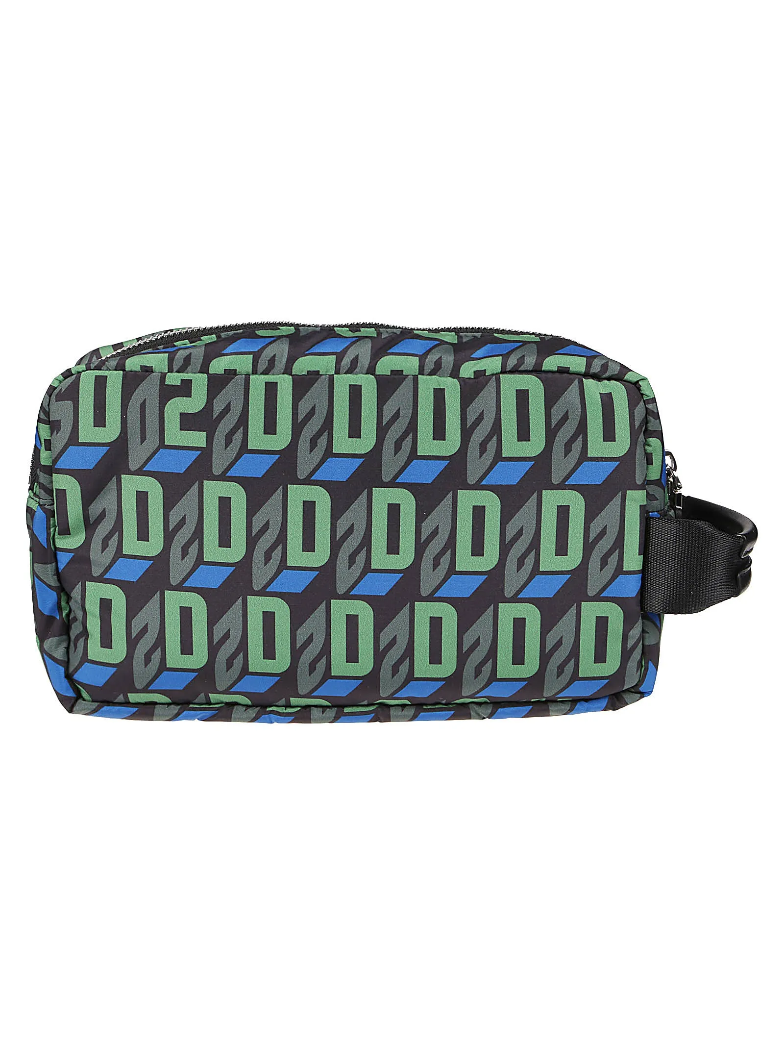 Dsquared2 Monogram-Printed Zipped Wash Bag