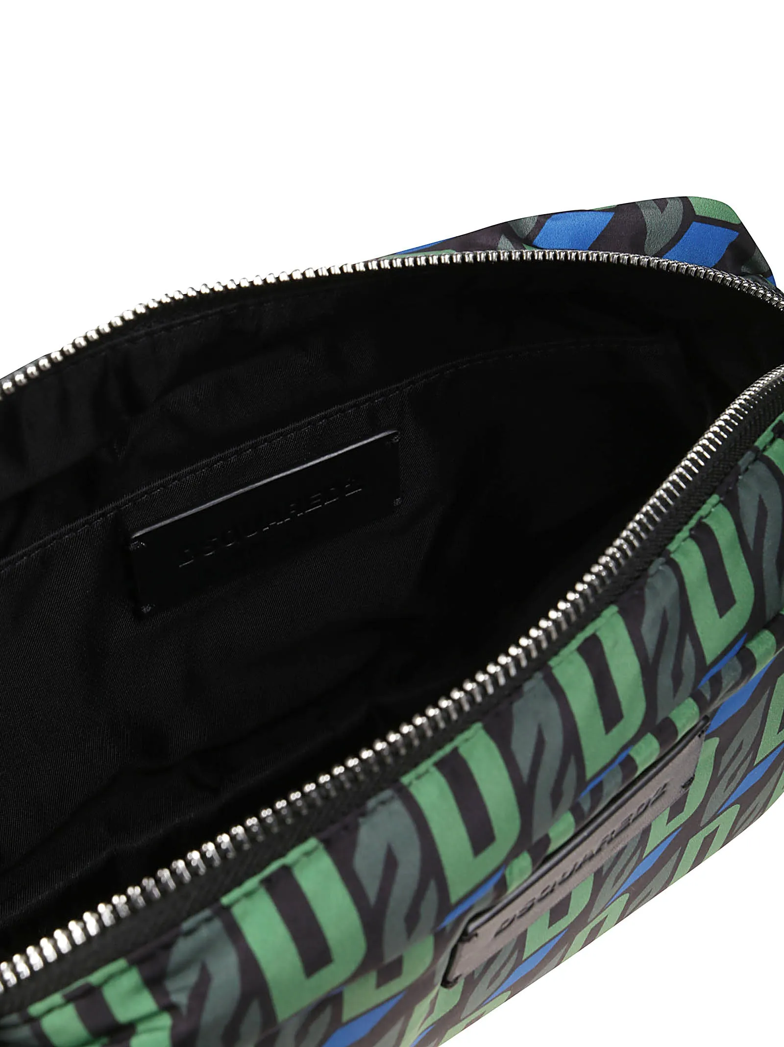 Dsquared2 Monogram-Printed Zipped Wash Bag