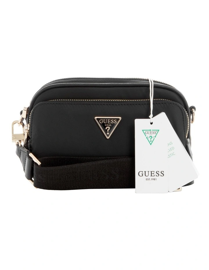 Eco Gemma Camera Crossbody Bag in Black