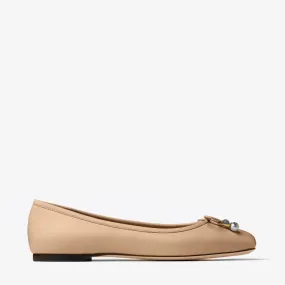 Elme Flat Biscuit Nappa Leather Flats