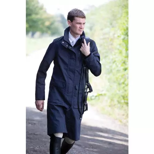 Equetech Unisex Adventurer Long Waterproof Coat Navy