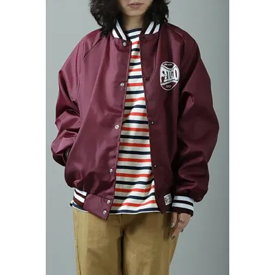 Felco Award Jacket Nylon Oxford Flannel Lined Burgundy/