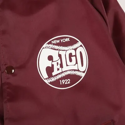 Felco Award Jacket Nylon Oxford Flannel Lined Burgundy/