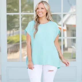 Fluttering Love Top, Mint