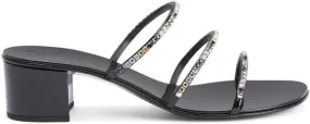 Giuseppe Zanotti Dark Colorful 40mm embellished sandals Black